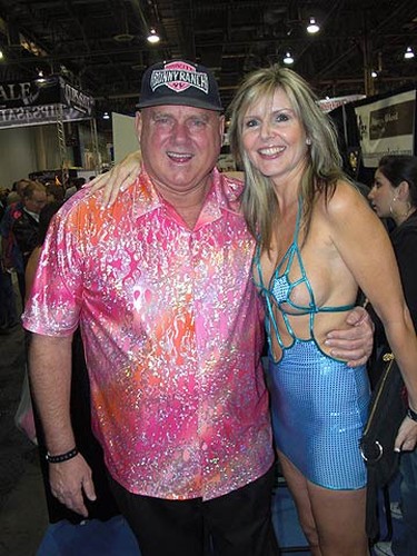 Toronto's own Velvet Skye is seen with Dennis Hof at this year's porn awards in Las Vegas, Nevada.