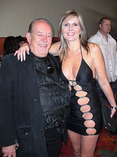 Toronto's own Velvet Skye is seen with Robin Leach at this year's porn awards in Las Vegas, Nevada.