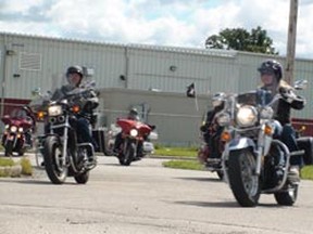 This file photo shows participants of the Motorcycle Ride for Dad charity event. A new business opening in Winnipeg will offer motorcycles for rent. (CHRIS KITCHING, Winnipeg Sun file photo)