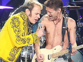 David Lee Roth and Eddie Van Halen. (QMI Agency file photo)