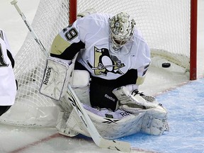 Pittsburgh Penguins' Marc-Andre Fleury.  (REUTERS)