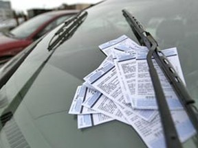 Bank St. tops the city's list of most parking complaints and tickets, followed by Laurier Ave., Somerset St., Guigues Ave. and Rideau St. File photo.
(TONY CALDWELL/OTTAWA SUN FILE PHOTO)