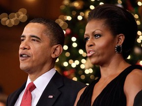 U.S. President Barack Obama, seen here with first lady Michelle Obama, should stop being a hypocrite and approve the Keystone pipeline deal, says one Sun reader. (Yuri Gripas/REUTERS FILE PHOTO)