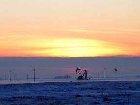 File photo of an Alberta oil pump.
