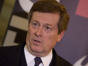 John Tory. (Toronto Sun files)