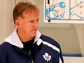Maple Leafs head coach Ron Wilson. (MARK O'NEILL/Toronto Sun files)
