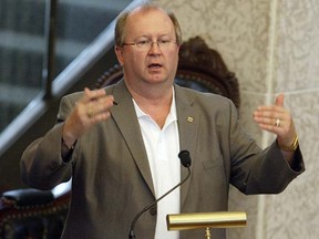 Chris Lorenc, seen here in this 2009 file photo, is a supporter of a PST hike. He's not such a fan, though, of the NDP's decision to change legislation to avoid having a referendum on the topic. (Brian Donogh/Winnipeg Sun file photo)