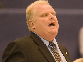 Mayor Rob Ford. (Toronto Sun file photo)