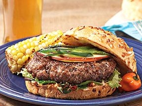 Grilled prime burgers.