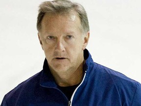 Maple Leafs coach Ron Wilson. (GREG HENKENHAF/Toronto Sun files)