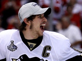 The Pittsburgh Penguins say Sidney Crosby has a soft-tissue injury, not a neck fracture. (FILE PHOTO)