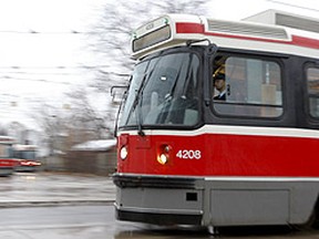 TTC streetcar. (Jack Boland/Toronto Sun files)