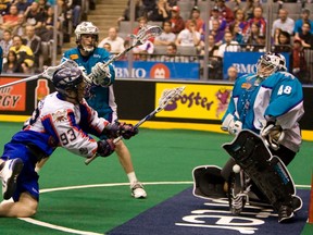 The Toronto Rock's play host to the Buffalo Bandits Thursday night. (Mark O'Neill/Toronto Sun/QMI Agency)