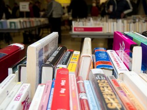 Books at the Ottawa Public Library.