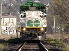 A GO train. (Toronto Sun files)
