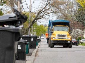 Garbage pick-up by unionized City of Toronto employees could be a thing of the past if Mayor Rob Ford wins the next election. (Michael Peake/Toronto Sun files)