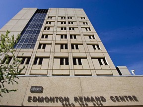Exterior photos of the Edmonton Remand Centre in Edmonton. (CODIE MCLACHLAN/EDMONTON SUN/File)