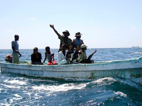 Somali coastguards patrol the Indian Ocean waters near the capital Mogadishu for pirates. (REUTERS/Feisal Omar/Files)