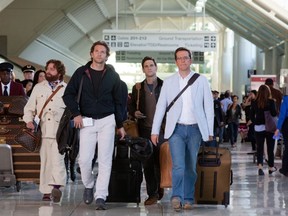 Zack Galifianakis, Justin Bartha, Bradley Cooper and Ed Helms in The Hangover. (Handout photo)