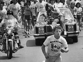 Terry Fox started his run across Canada on April 12, 1980, to raise funds for cancer research. (Toronto Sun photo files)