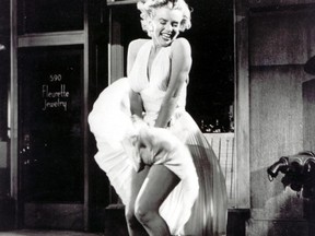 Marilyn Monroe wore the iconic white dress in 1955's The Seven Year Itch.  (WENN.COM)