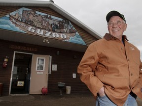 Guzoo wild animal park owner Lynn Gustafson mugs for a photo on Wednesday June 1, 2011  LYLE ASPINALL/CALGARY SUN