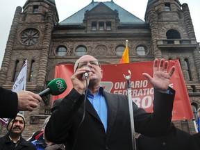 Ontario Federation of Labour president, Sid Ryan. (Aaron Hinks/Toronto Sun files)