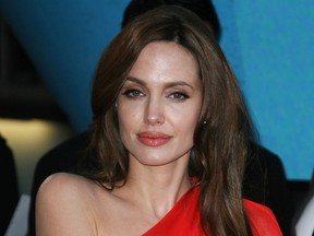 Angelina Jolie attends the premiere of "The Tree of Life" in Los Angeles, Calif., May 24, 2011. (Adriana M. Barraza/WENN.COM)