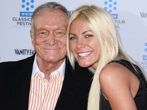 Hugh Hefner with Crystal Harris (WENN.COM)