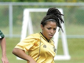 Desiree Scott, former Bisons midfielder and 2010 Bisons Athlete of the Year, will play for Team Canada at the 2011 FIFA Women’s World Cup. (Winnipeg Sun files)
