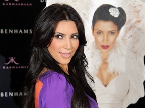 Kim Kardashian launches her self-titled new scent. (WENN.com)