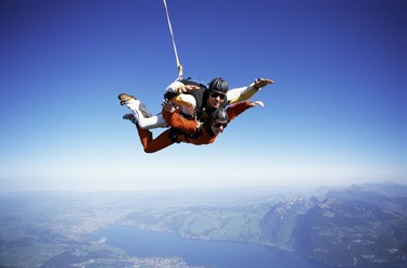 Dad dreams of skydiving? Make his wish come true with an experience he'll never forget. (Courtesy of Samba Days)