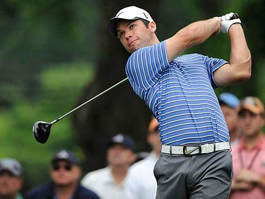 England's Paul Casey tees off on the third hole during the first round of the 2011 U.S. Open at Congressional Country Club in Bethesda, Maryland, Thursday, June 16, 2011. (REUTERS/Jonathan Ernst)