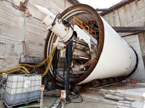 This is one of the boring machines the TTC used to create the tunnel for the Toronto-York Spadina subway extension. (Supplied photo)