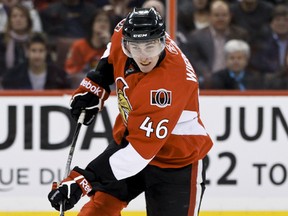 Defenceman Patrick Wiercioch says he's looking to add some bulk and hopes to stick with the Senators next season. (QMI AGENCY FILE PHOTO)