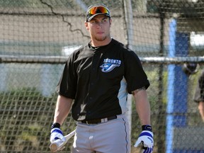 Scouts rank Canada's Brett Lawrie, seen here at spring training in Dunedin, as the No. 1 minor-league prospect for the Blue Jays. (REUTERS)