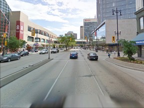 The 60-year-old victim was working around Portage Avenue and Edmonton Street when a suspect came up and without provocation, punched the man, who fell down, police said.