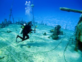 The Cayman Islands are probably best known for being one of the world's top dive sites. Many  tourists come down solely to explore the vast underwater life and shipwrecks. (Shutterstock.com)