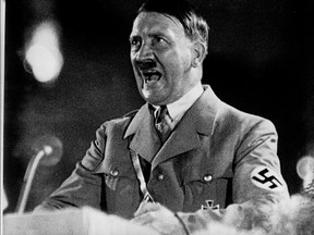 This is a 1943 photo of Adolf Hitler.