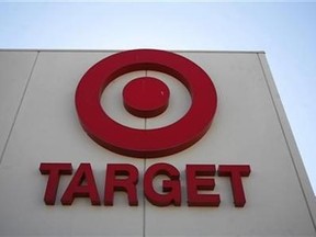 The logo of a Target store is seen in Arvada, Colorado February 24, 2009. (Reuters/Rick Wilking)