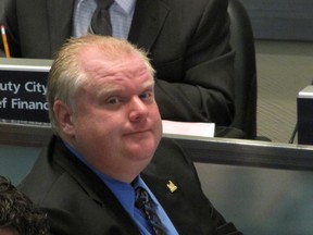 Mayor Rob Ford. (DON PEAT/Toronto Sun files)