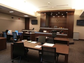 Court room, Calgary Courts Centre