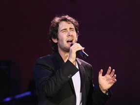Classical crossover star Josh Groban pulled into the Air Canada Centre on Monday night with his " Straight To Your" Tour in support of his latest album " Illuminations" .  (Stan Behal/ QMI Agency)