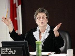 Councillor Janet Davis. (Toronto Sun files)