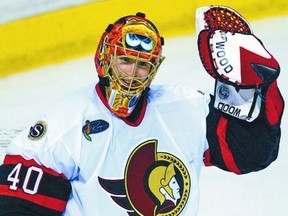 Former Senators goalie Patrick Lalime announced his retirement on Wednesday after a 12-year NHL career. (File photo)
