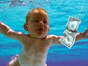 Nirvana’s iconic Nevermind album cover. (file photo)