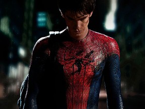 Andrew Garfield as "Spider-Man."