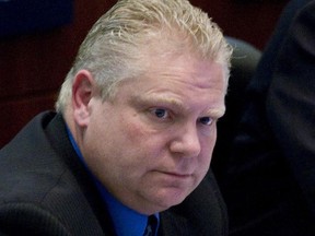 Councillor Doug Ford — like his brother Mayor Rob Ford did when he was a councillor — is continuing to claim no office budget expenses. (ALEX UROSEVIC/Toronto Sun)