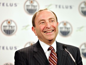 Gary Bettman, National Hockey League coomissioner.  (Edmonton Sun file)