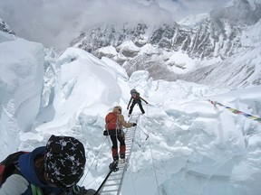 Environmentalists have proposed building portable toilets on Mount Everest. (QMI Agency Files)